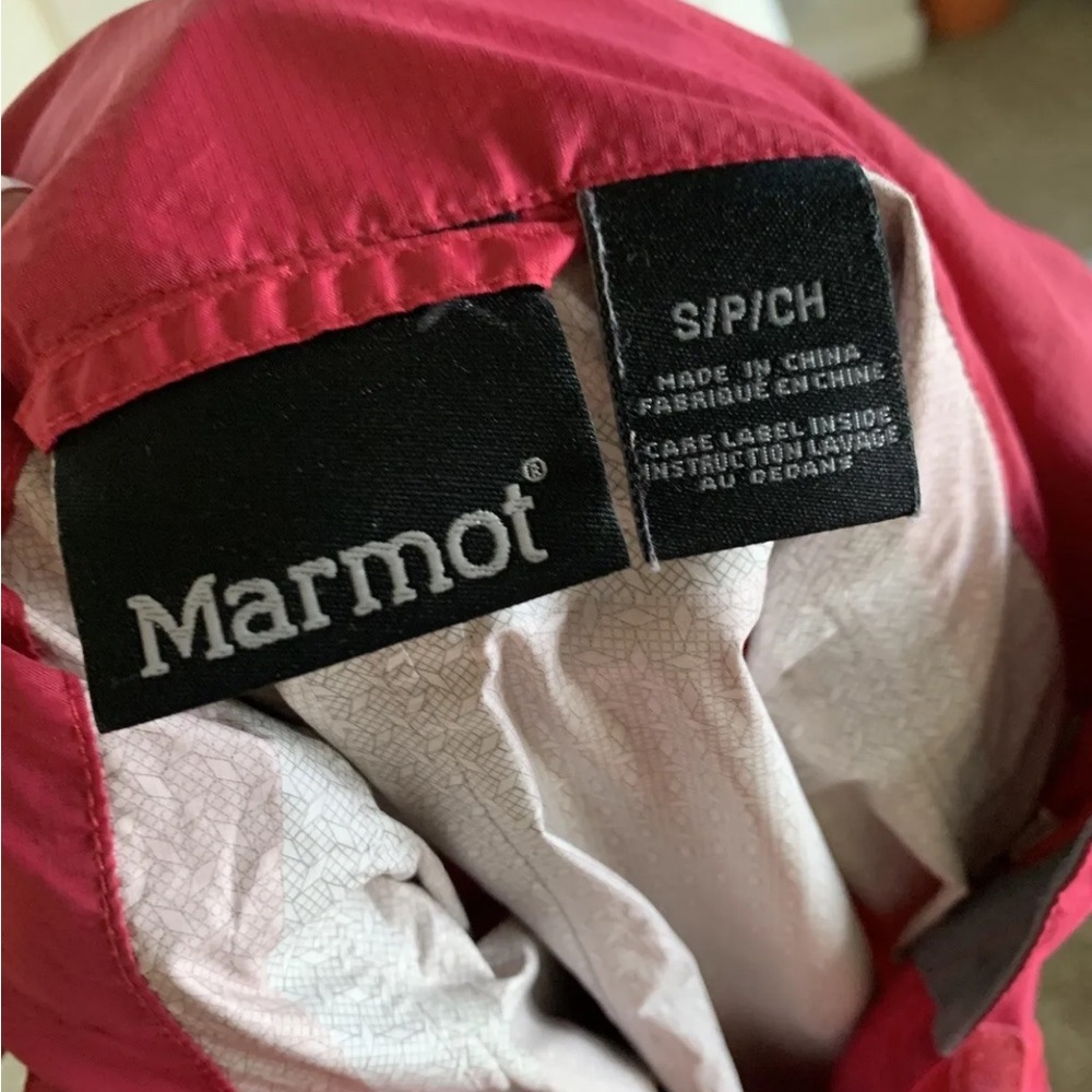 Marmot Hooded Jacket Full Zip Long Sleeve Women's Small Outdoor Nylon Packable - Picture 2 of 13